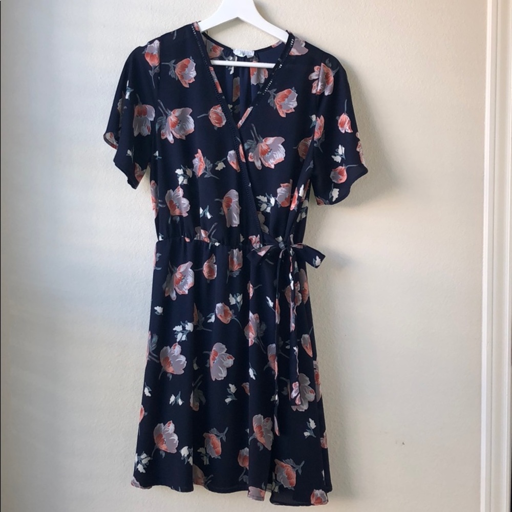 Sienna Sky Floral Print Loose Fit Dress Size L